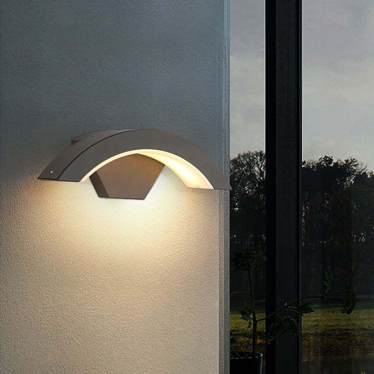 Modern Black Outdoor Wall Lights for Garden