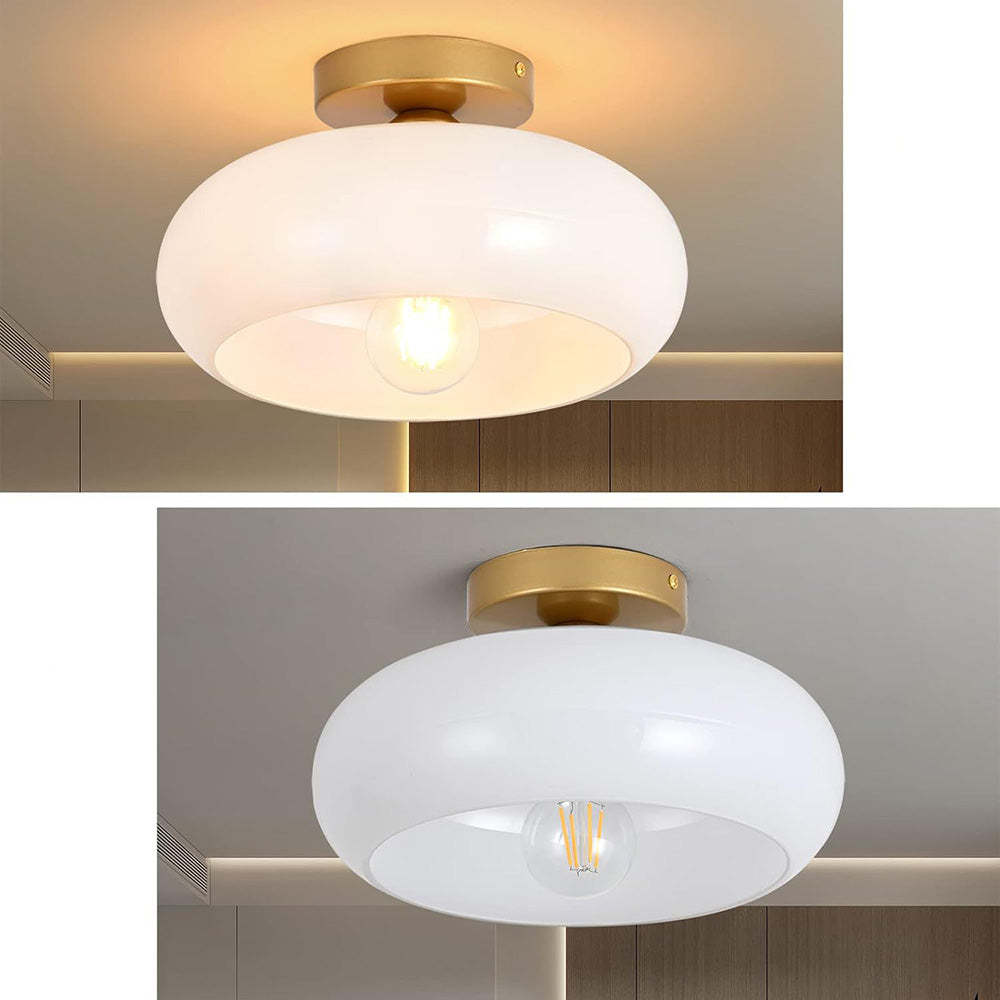Modern Minimalist Glass Living Room Ceiling Light