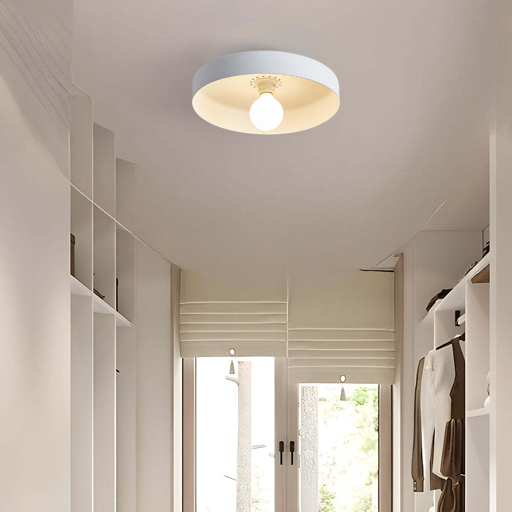 Modern Art Decor Iron Round LED Flush Mount Ceiling Lights