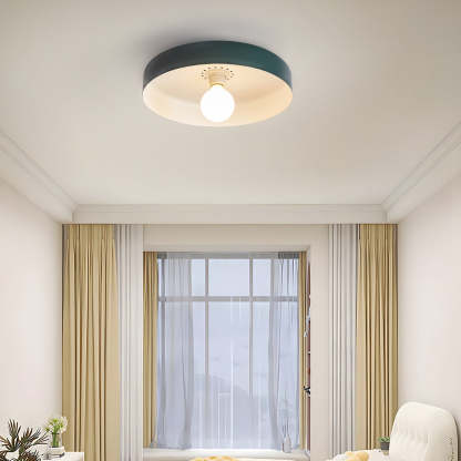 Modern Art Decor Iron Round LED Flush Mount Ceiling Lights