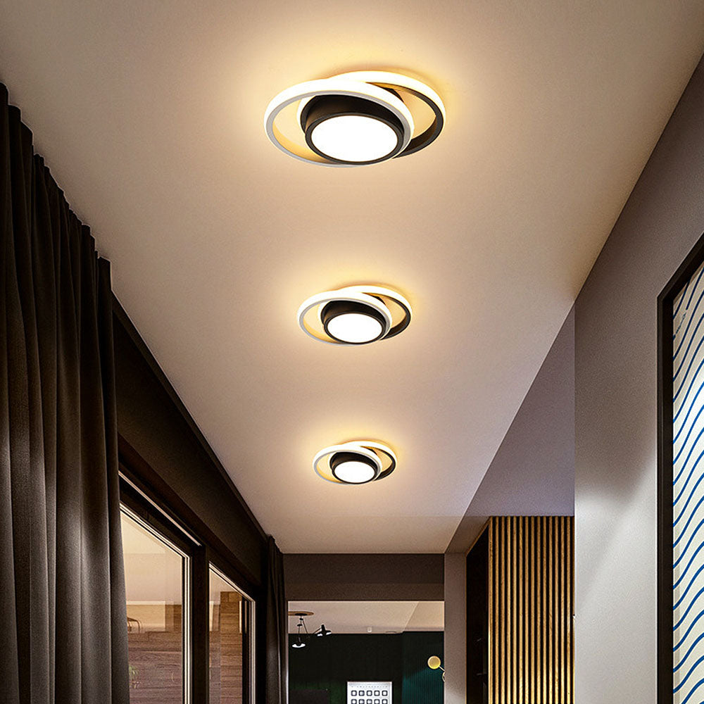 Double Ring Simple LED Ceiling Lamp