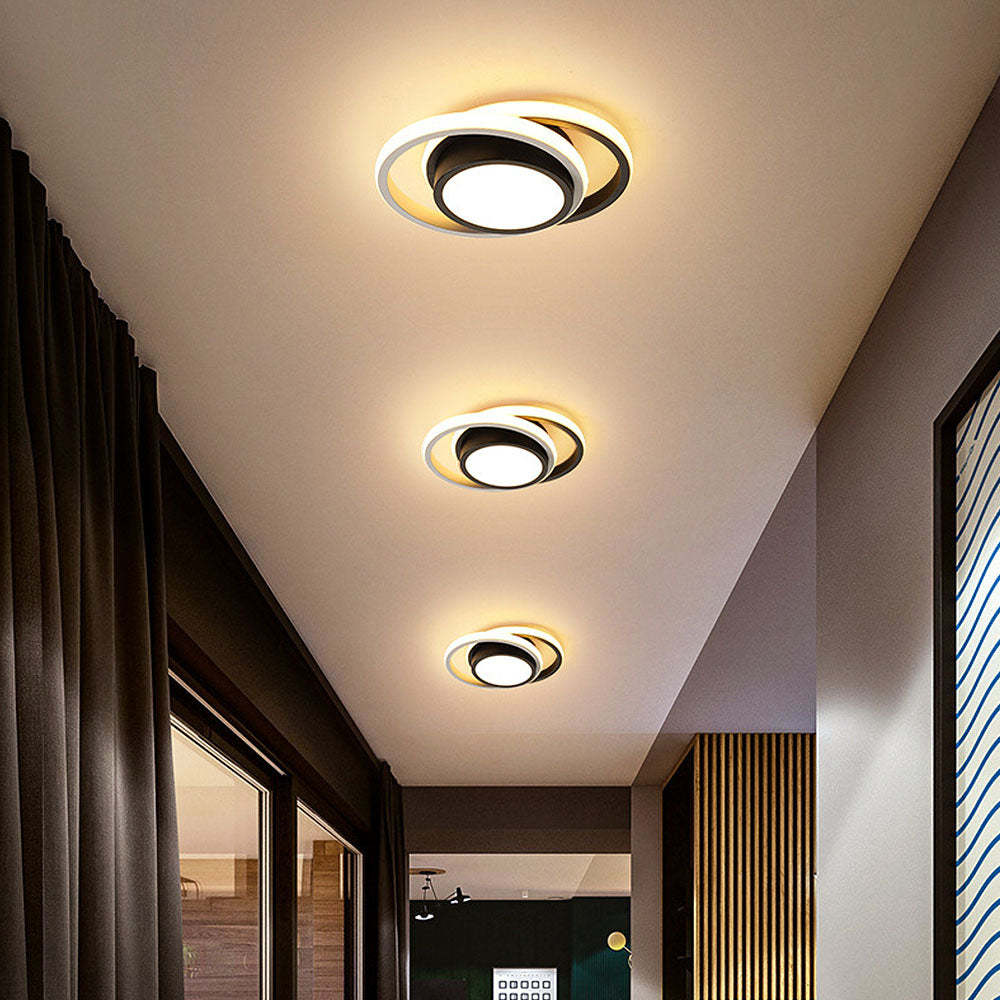 Double Ring Simple LED Ceiling Lamp
