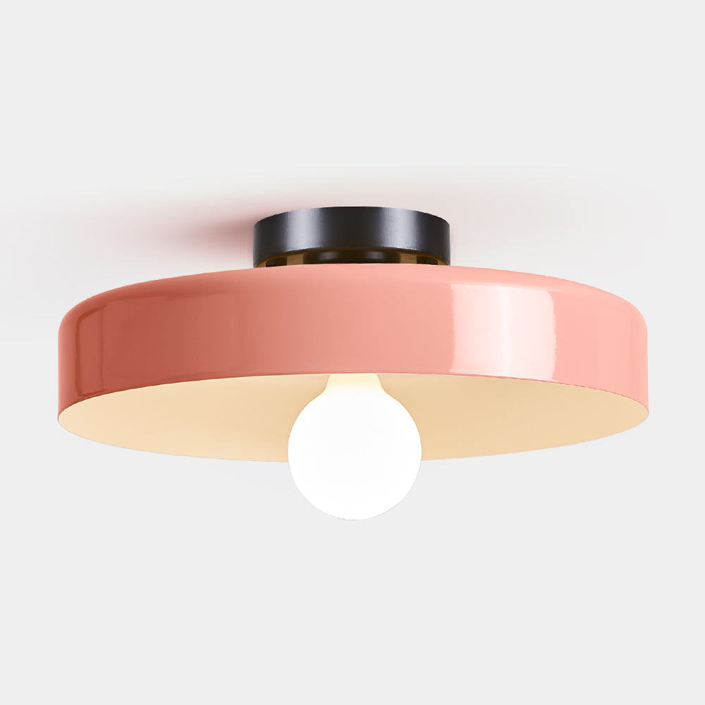 Modern Art Decor Iron Round LED Flush Mount Ceiling Lights