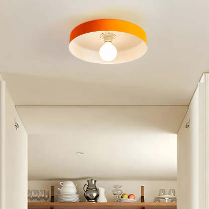 Modern Art Decor Iron Round LED Flush Mount Ceiling Lights