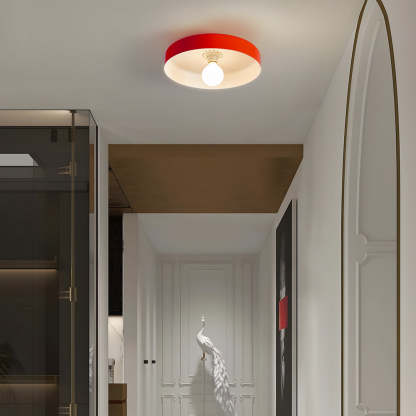 Modern Art Decor Iron Round LED Flush Mount Ceiling Lights