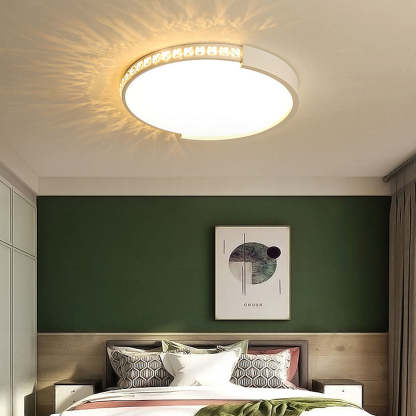 Modern Metal Round LED Ceiling Lights For Bedroom