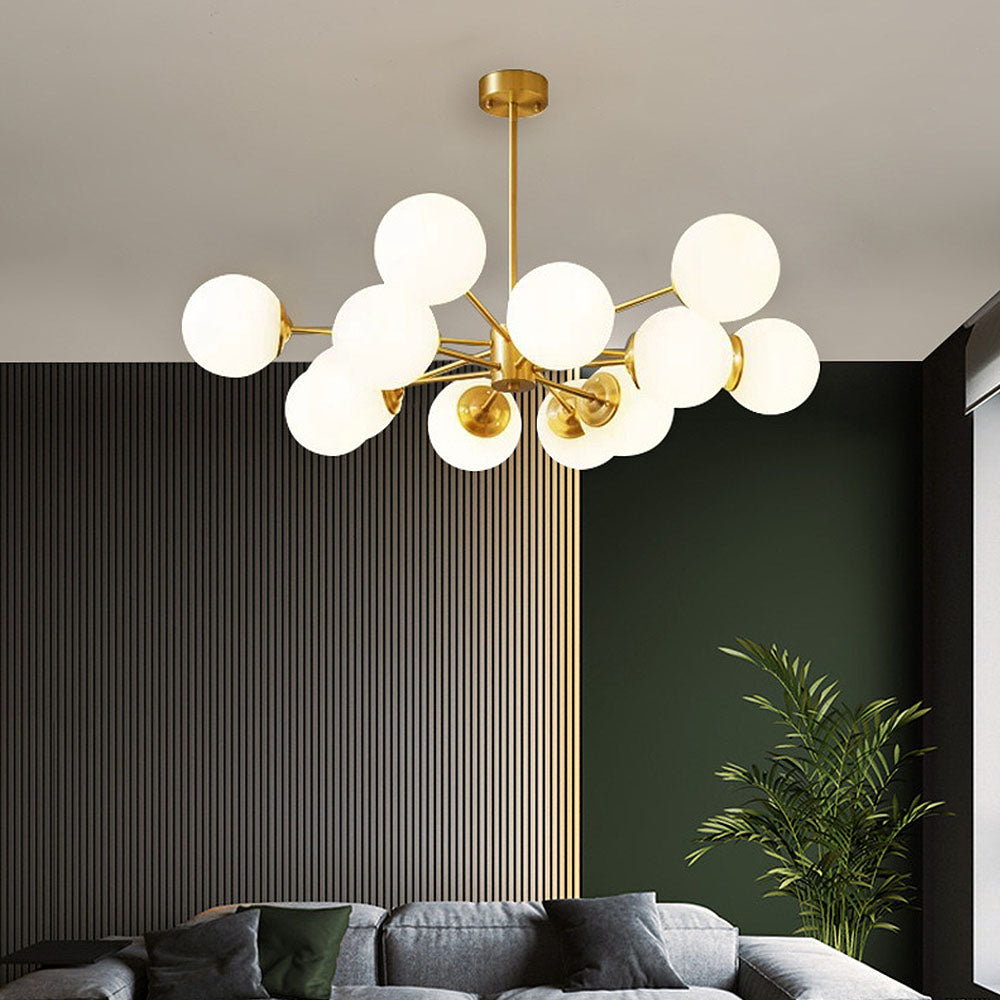 Modern Gold Luxury Brass Chandelier Light For Bedroom
