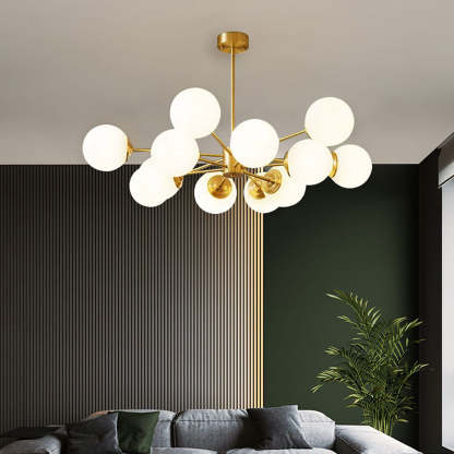 Modern Gold Luxury Brass Chandelier Light For Bedroom