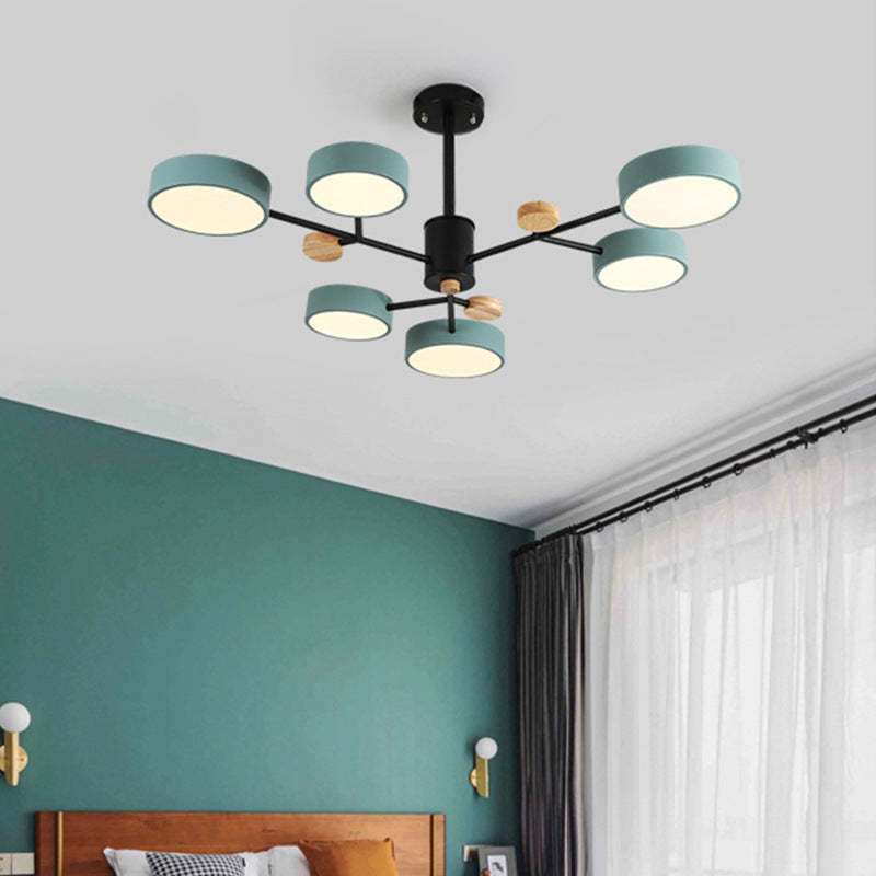 Lampsmodern Ceiling Light Round LED Flush Ceiling Lights For Living Room