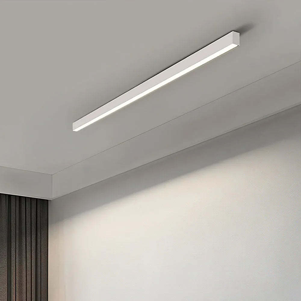 Contemporary Minimalist Long Strip LED Ceiling Lamp For Living Room