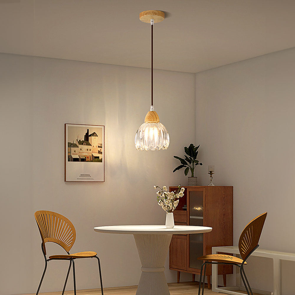 Homdiy Ceiling Light Semi Flush Mount Glass Dining Room Ceiling Lights