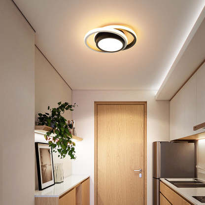Double Ring Simple LED Ceiling Lamp