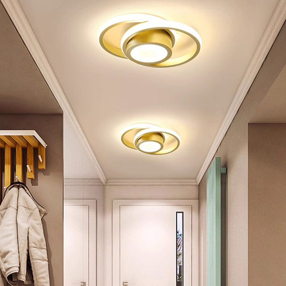 Double Ring Simple LED Ceiling Lamp