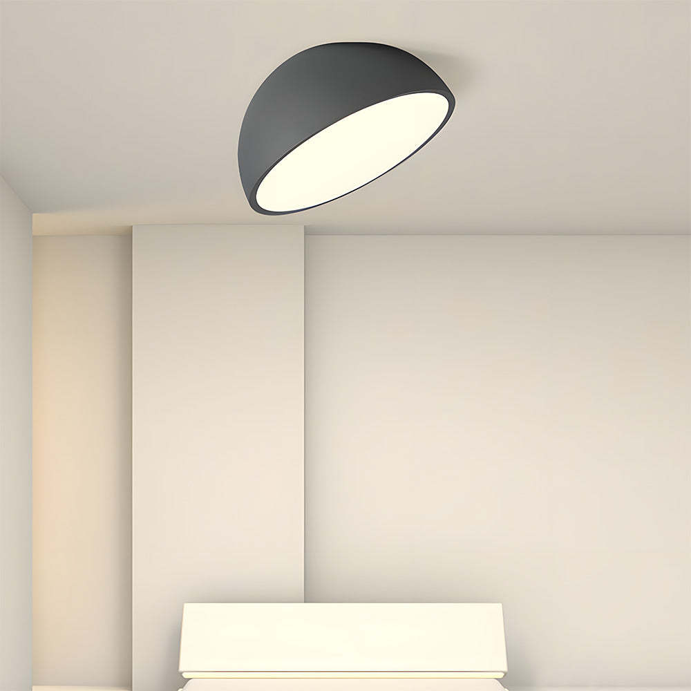 Nordic Minimalist Round Iron LED Ceiling Light for Living Room