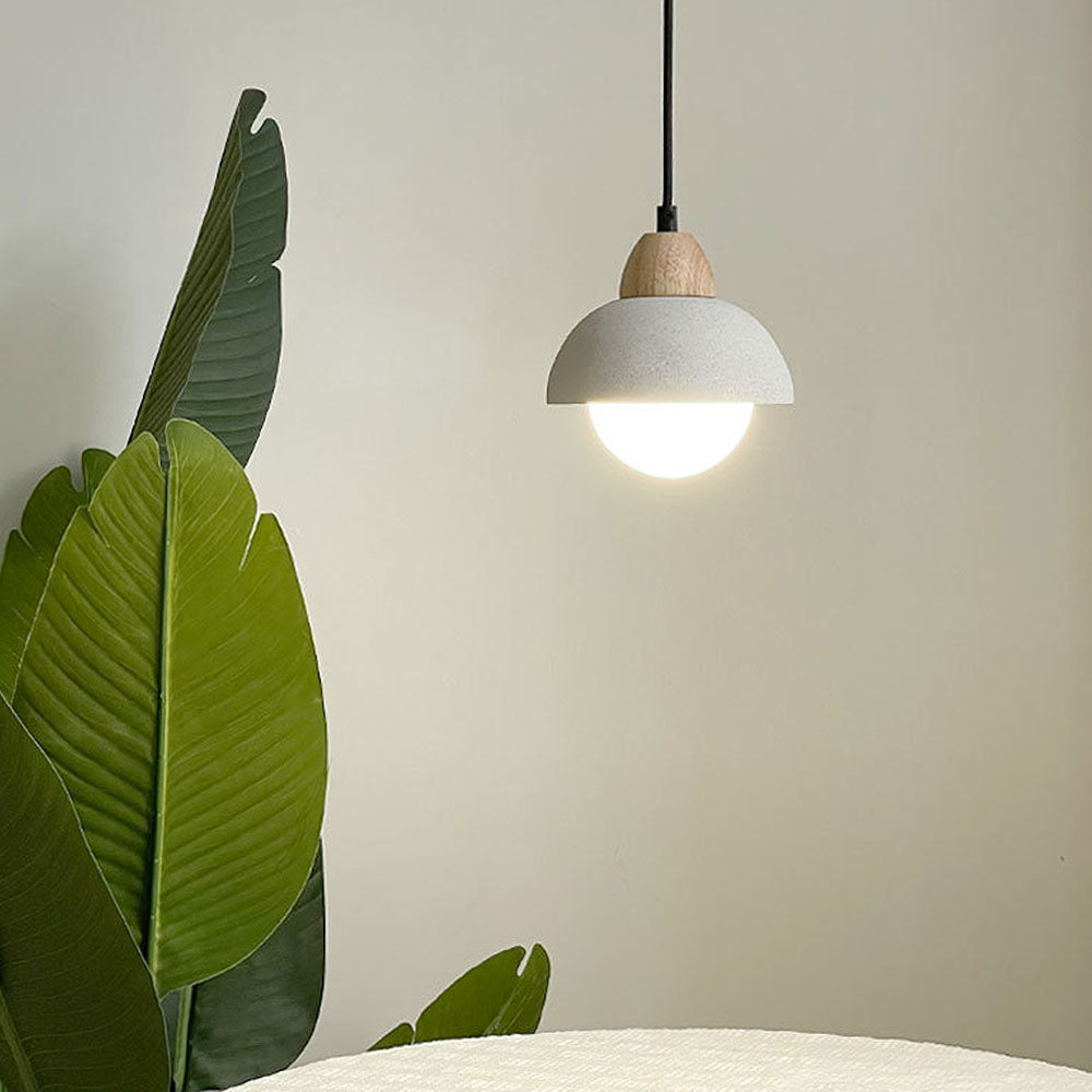 Modern Stone Simple White Pendant Lighting