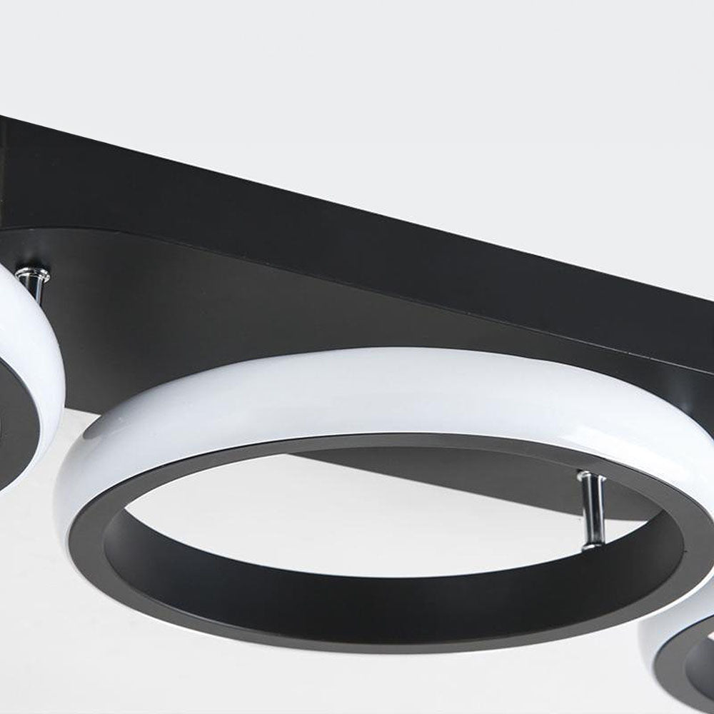 Modern Metal Round Bedroom Ceiling Light