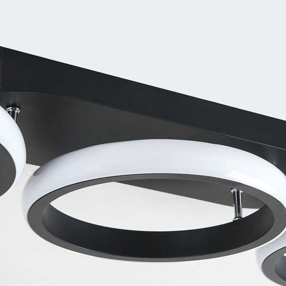 Modern Metal Round Bedroom Ceiling Light