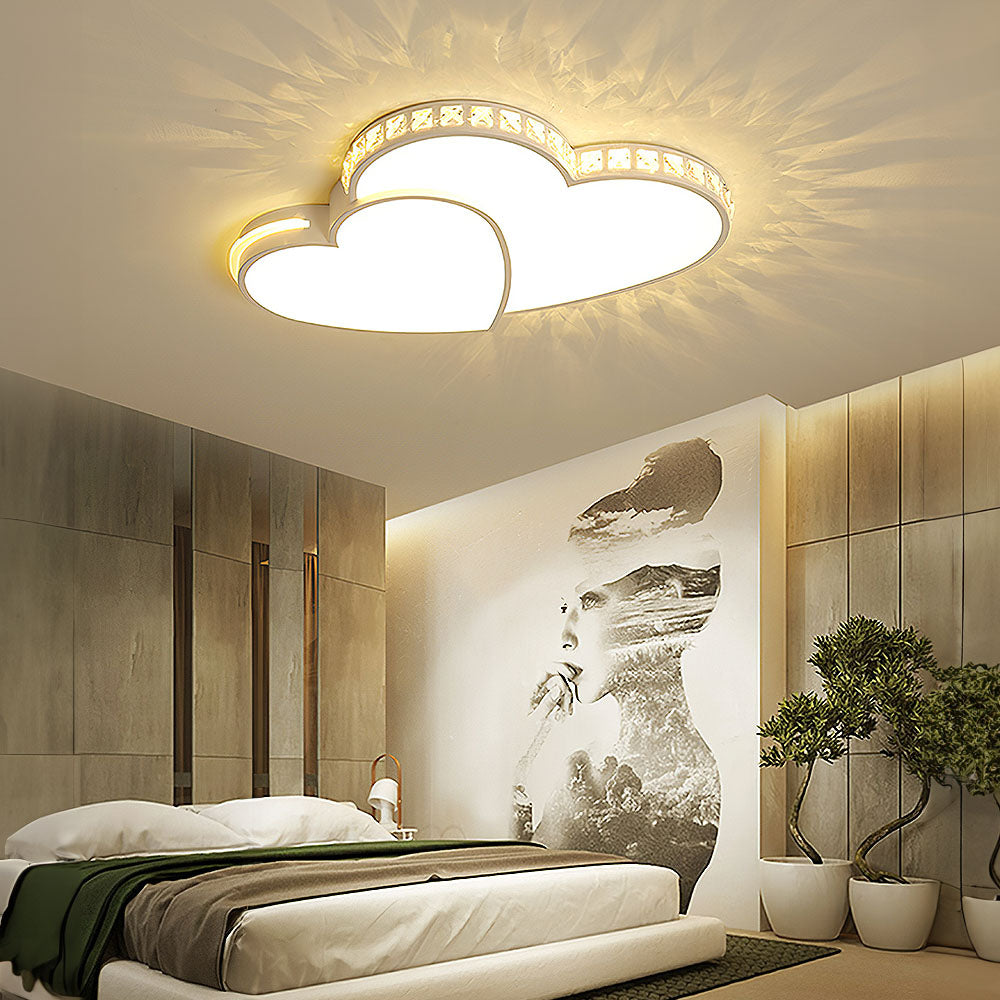 Contemporary  Acrylic Flush Led Ceiling Lights For Bedroom