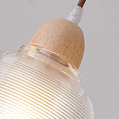 Small Glass Dining Room Clear Pendant Lights