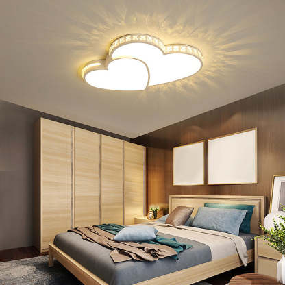 Contemporary  Acrylic Flush Led Ceiling Lights For Bedroom