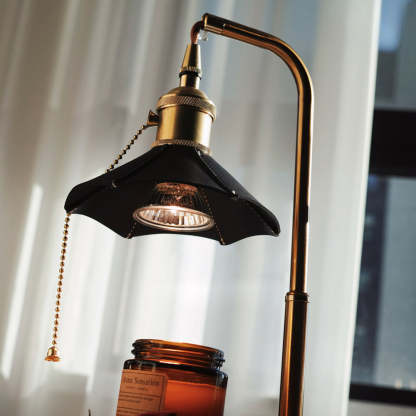 Wood Vintage Decorative Candle Warmer Lamp