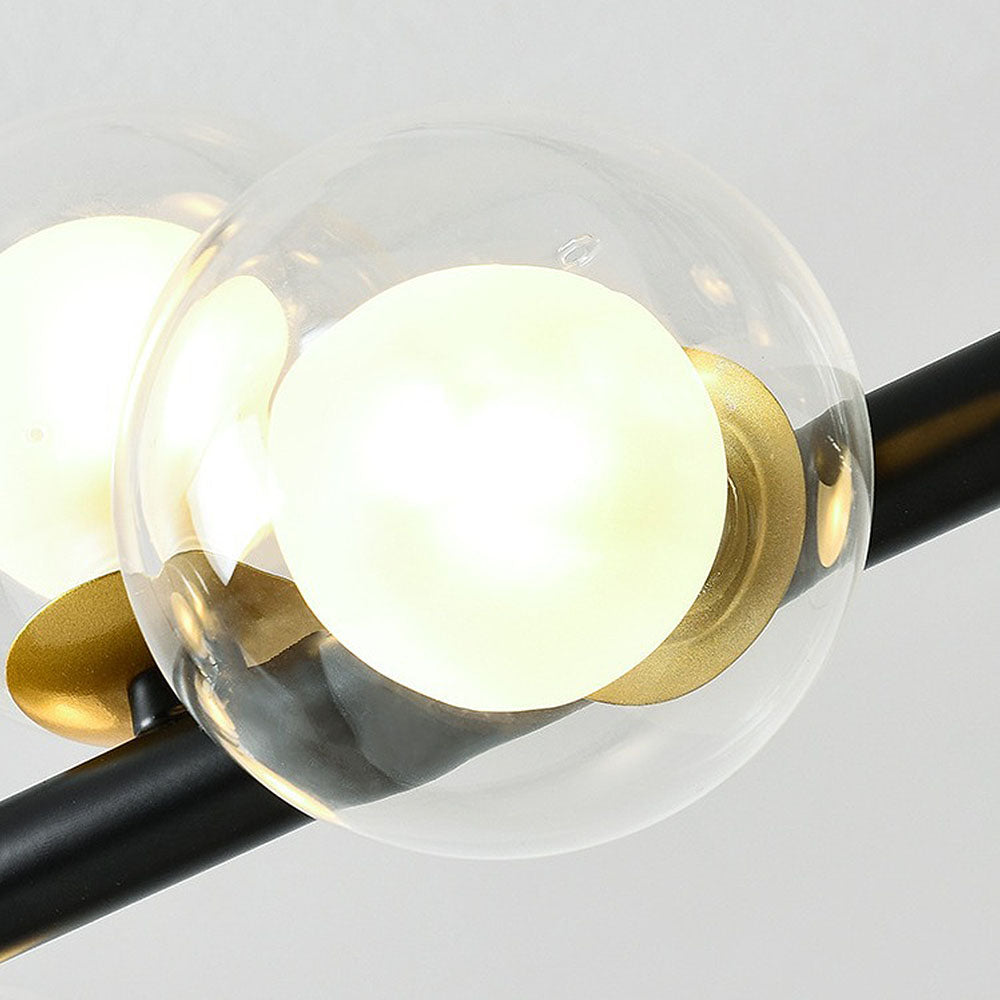 Modern Glass Ceiling Bar Lights For Kitchen Island