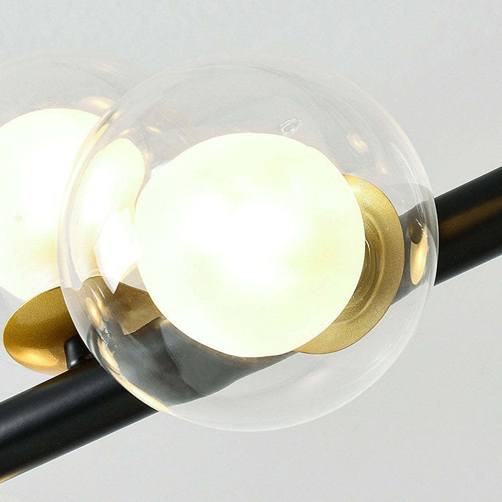 Modern Glass Ceiling Bar Lights For Kitchen Island