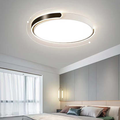 Minimalist Round Acrylic Colorful Bedroom LED Ceiling Light