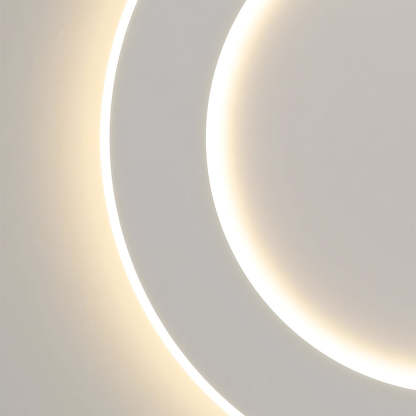 Modern Minimalist White Acrylic LED Ceiling Light for Living Room