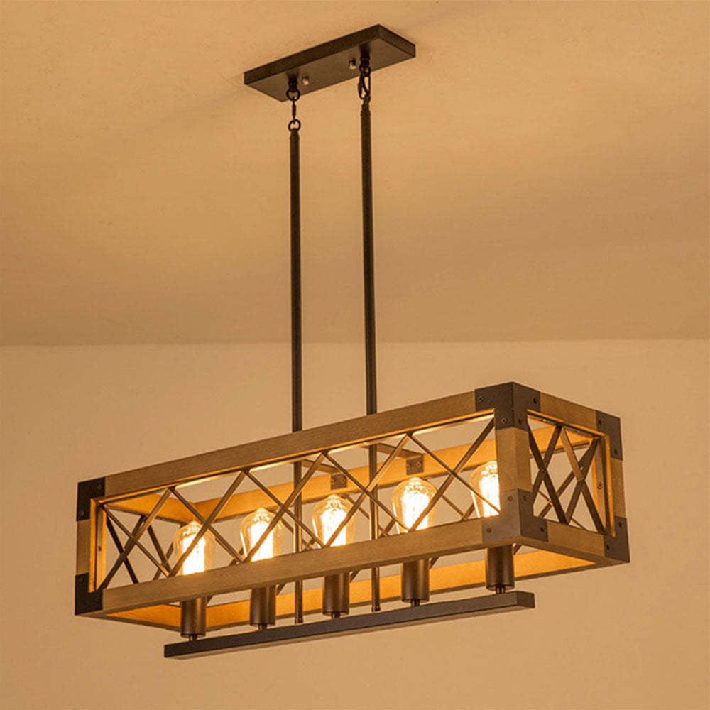 Industrial Black Metal Pendant light