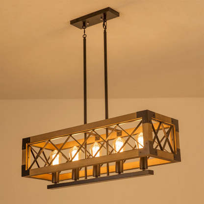 Industrial Black Metal Pendant light