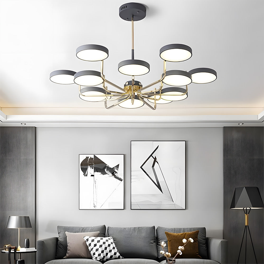Modern Iron LED Ceiling Light For Living Room