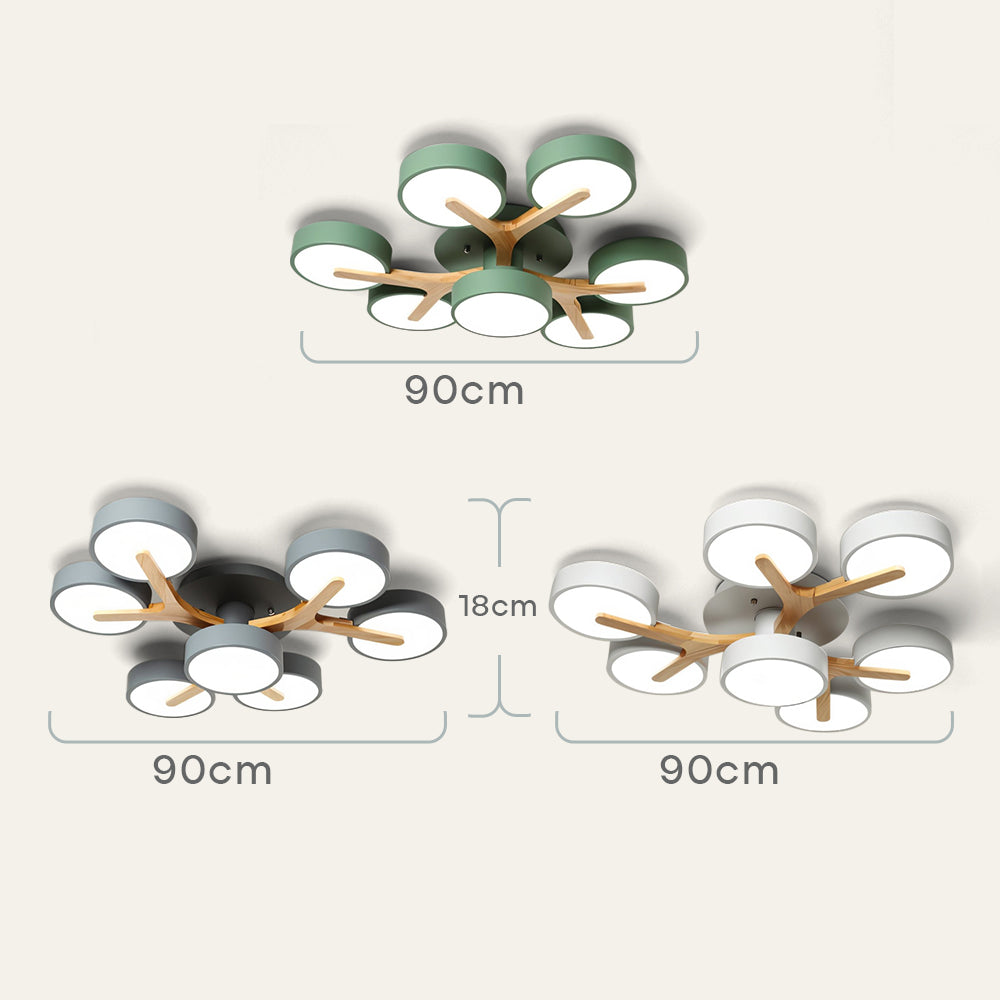 Contemporary Stylish Acrylic Living Room LED Ceiling Lights