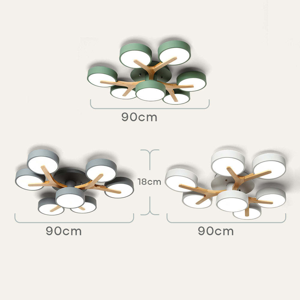 Contemporary Stylish Acrylic Living Room LED Ceiling Lights