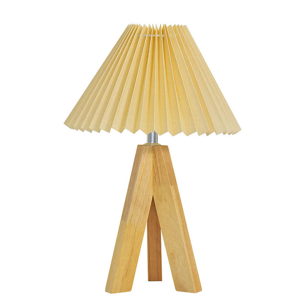 Retro Wood Simple LED Mini Bedroom Table Lamps