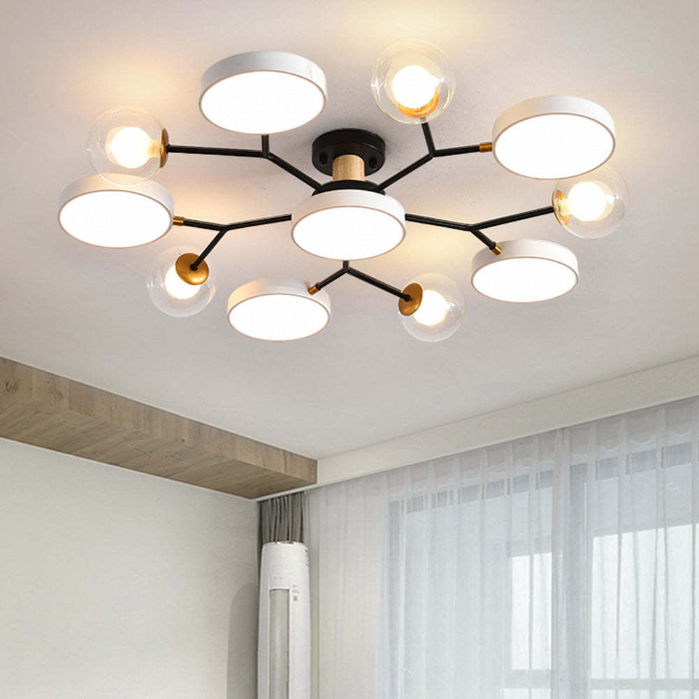 Multi Bulbs LED Colorful Living Room Ceiling Light