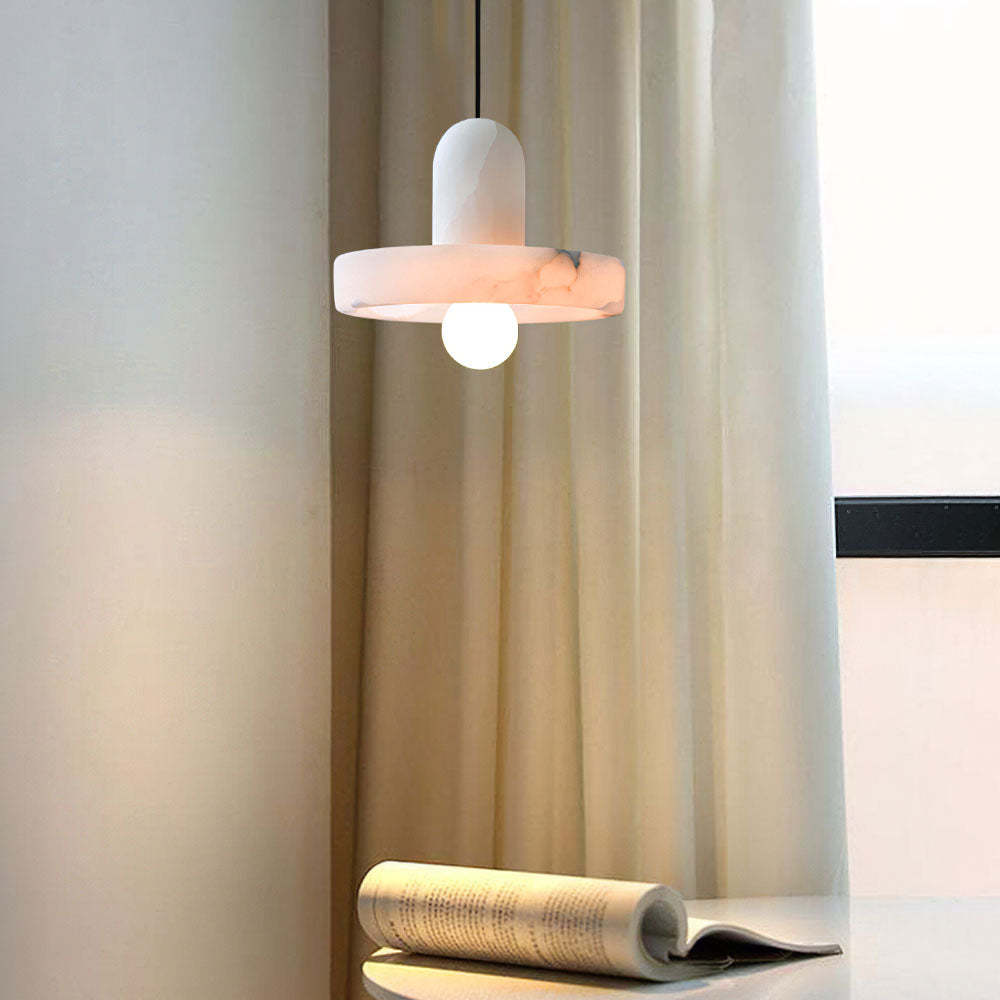 Marble Modern White Pendant Light For Living Room