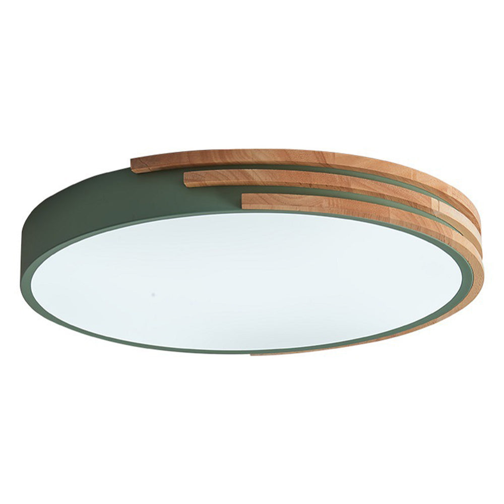 Modern Wood Bedroom LED Ceiling Lights