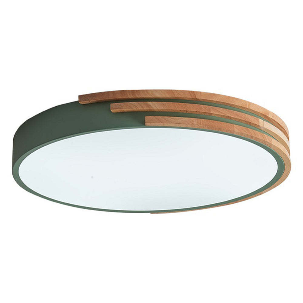 Modern Wood Bedroom LED Ceiling Lights