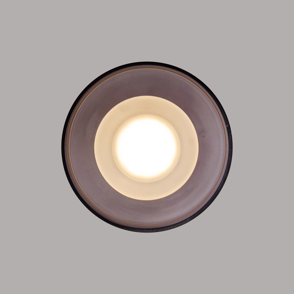 Nordic Minimalist Glass Round LED Hallway Wall Sconce