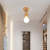 Lampsmodern Ceiling Lights Nordic Wood Rotate Hallway Ceiling Spotlights