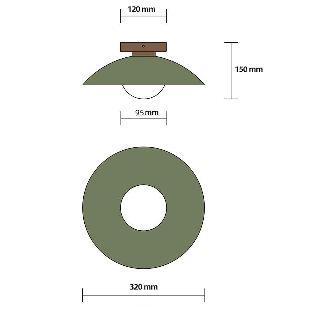 Round Metal Ceiling Lights