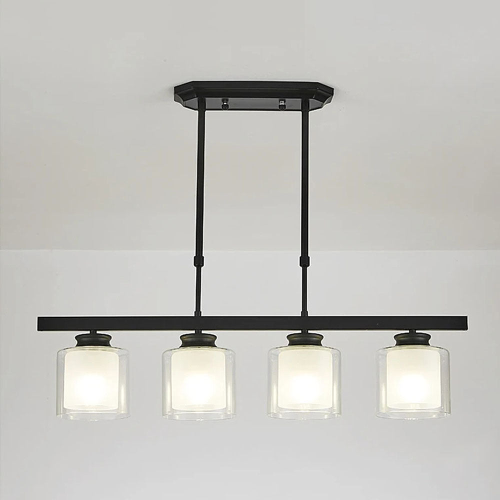 Multi-Bulbs Glass Dining Room Ceiling Lights