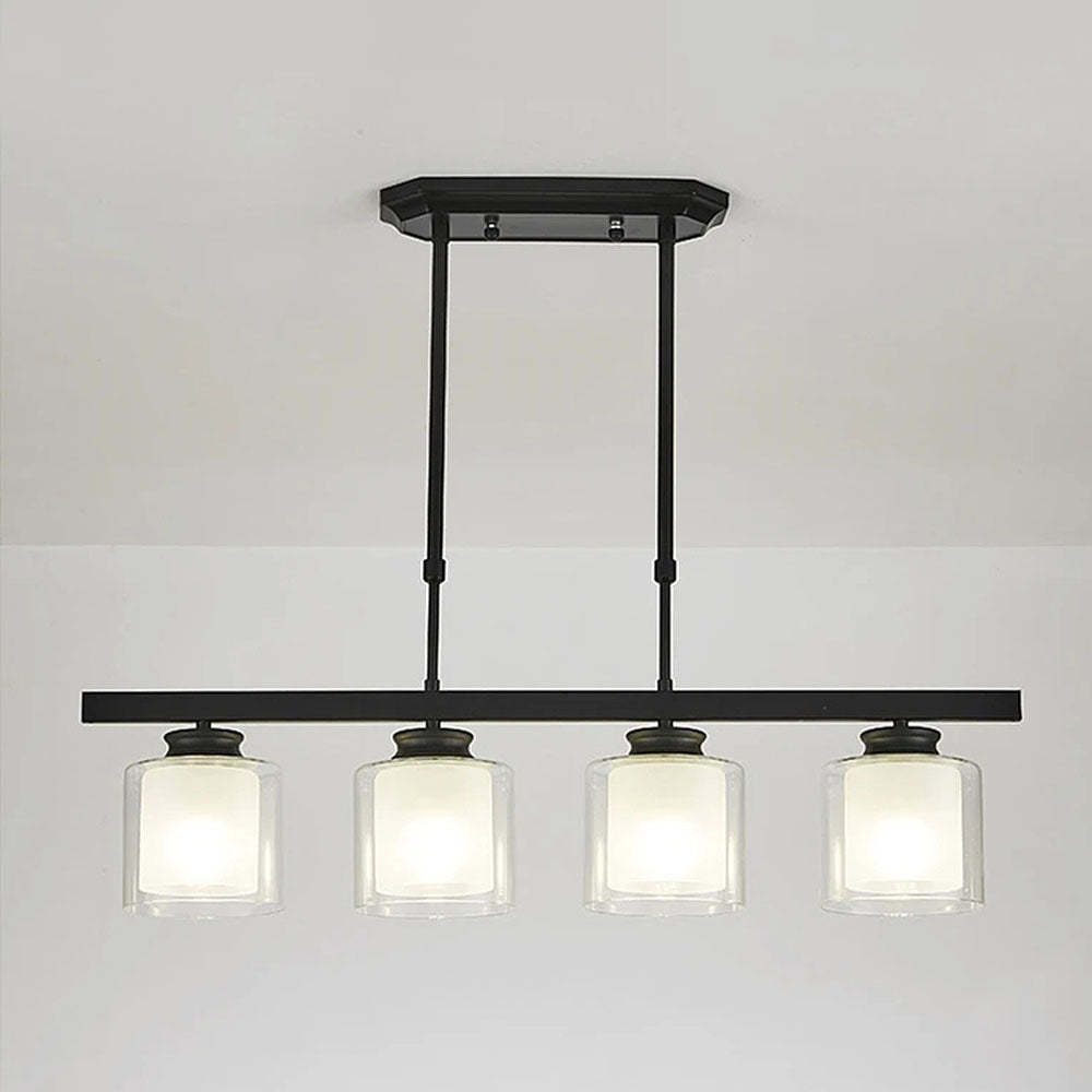 Multi-Bulbs Glass Dining Room Ceiling Lights