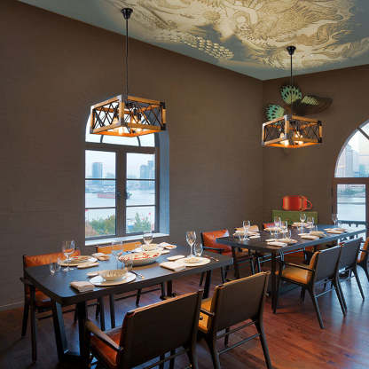 Industrial Black Metal Pendant light