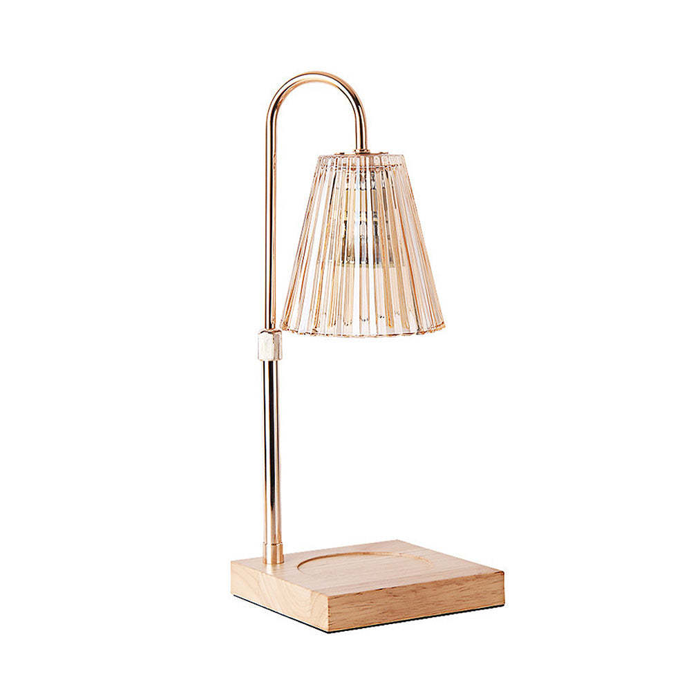 Contemporary Nordic Brown Glass Bedroom Table Lamp