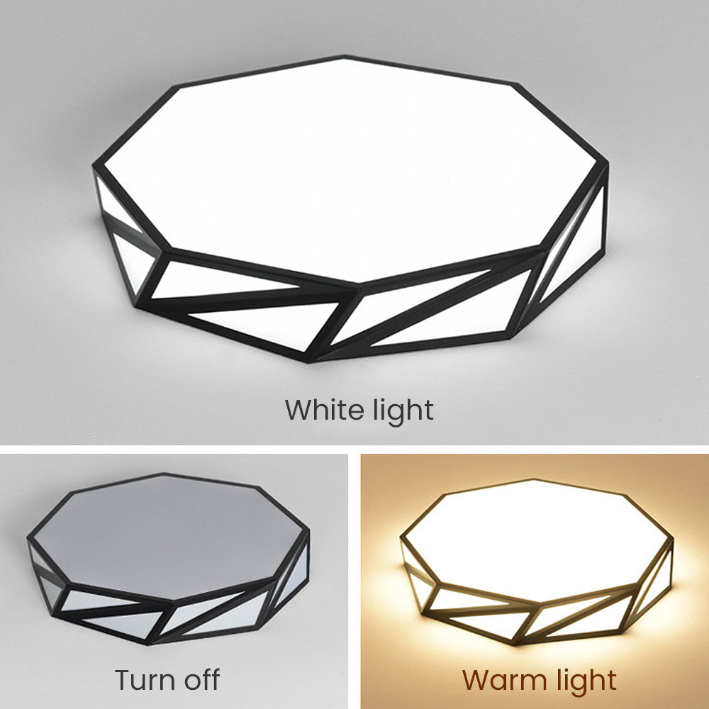 Industrial Acrylic LED Ceiling Light For Bedroom