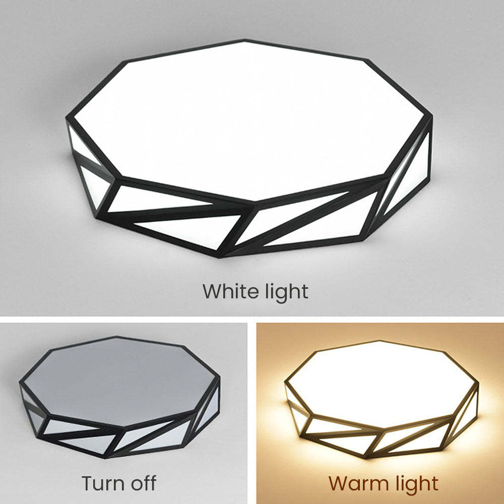 Industrial Acrylic LED Ceiling Light For Bedroom