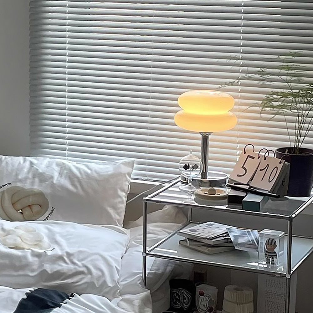 Morandi Glass Simple Living Room Mini Table Lamp