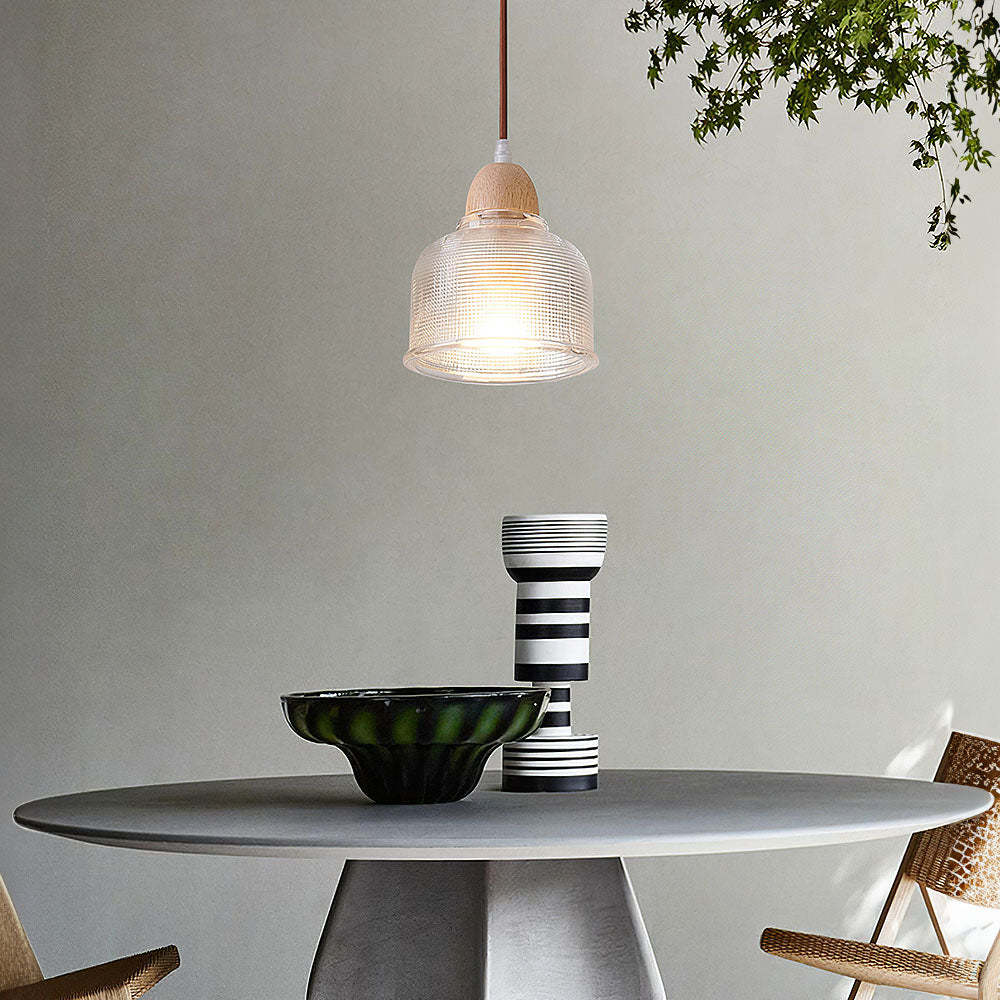 Small Glass Dining Room Clear Pendant Lights